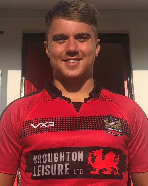 Gwion Jones - scored the first try for Tenby